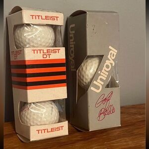 Lot of 2 Vintage Golf Ball Sleeves (3 Balls/ sleeve) NEVER USED!